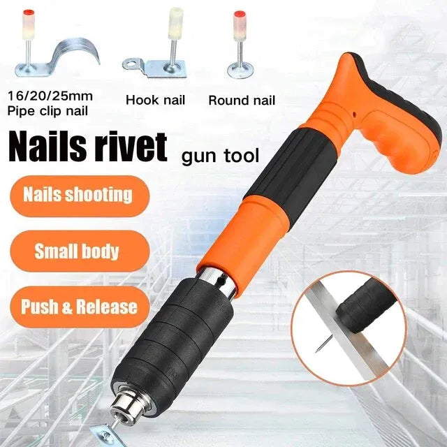 High-Power Concrete & Steel Nail Gun