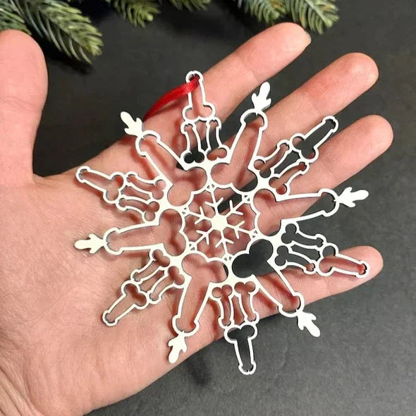 Funny Snowflake Ornament